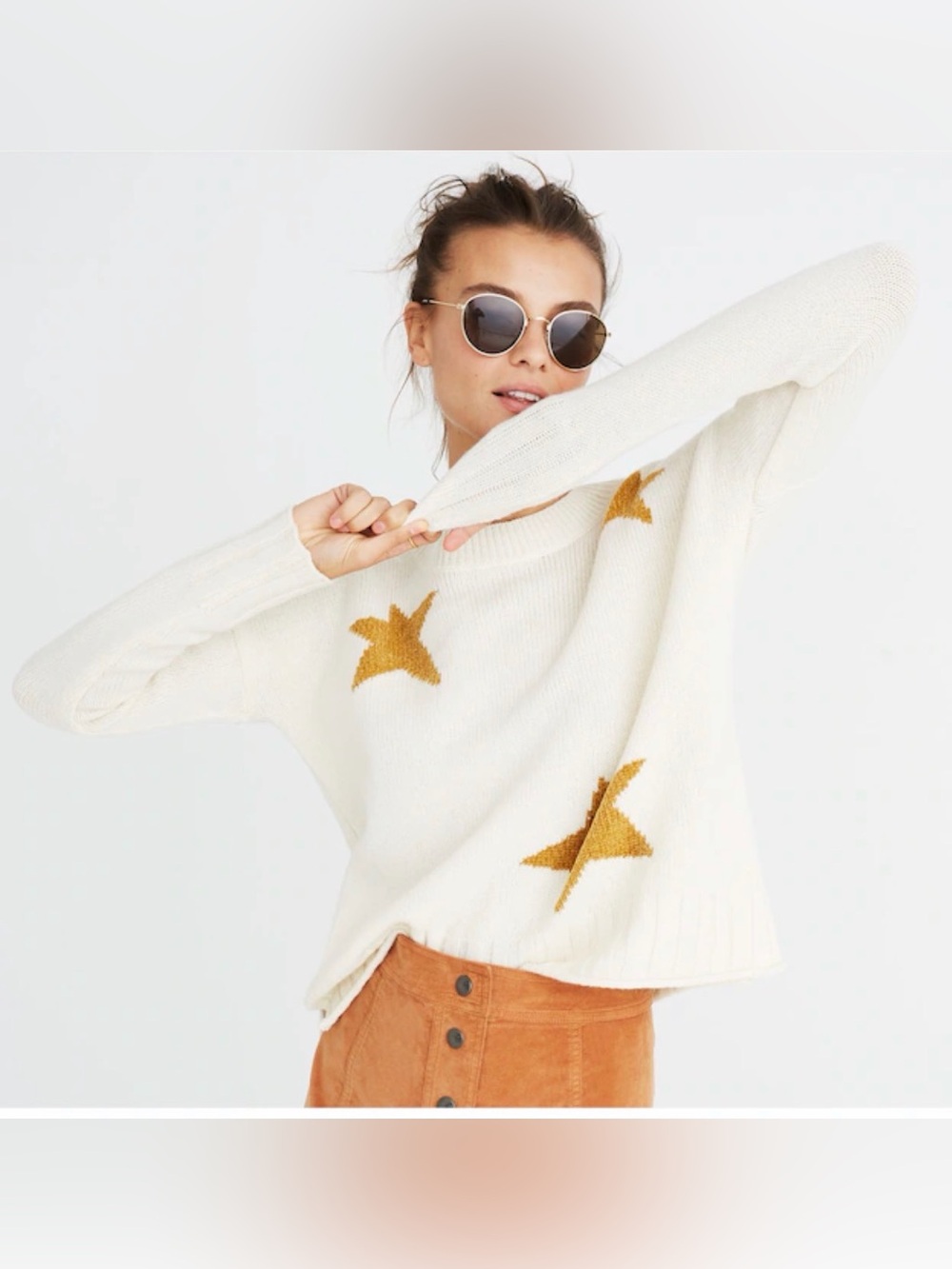 Madewell Star Pullover Sweater